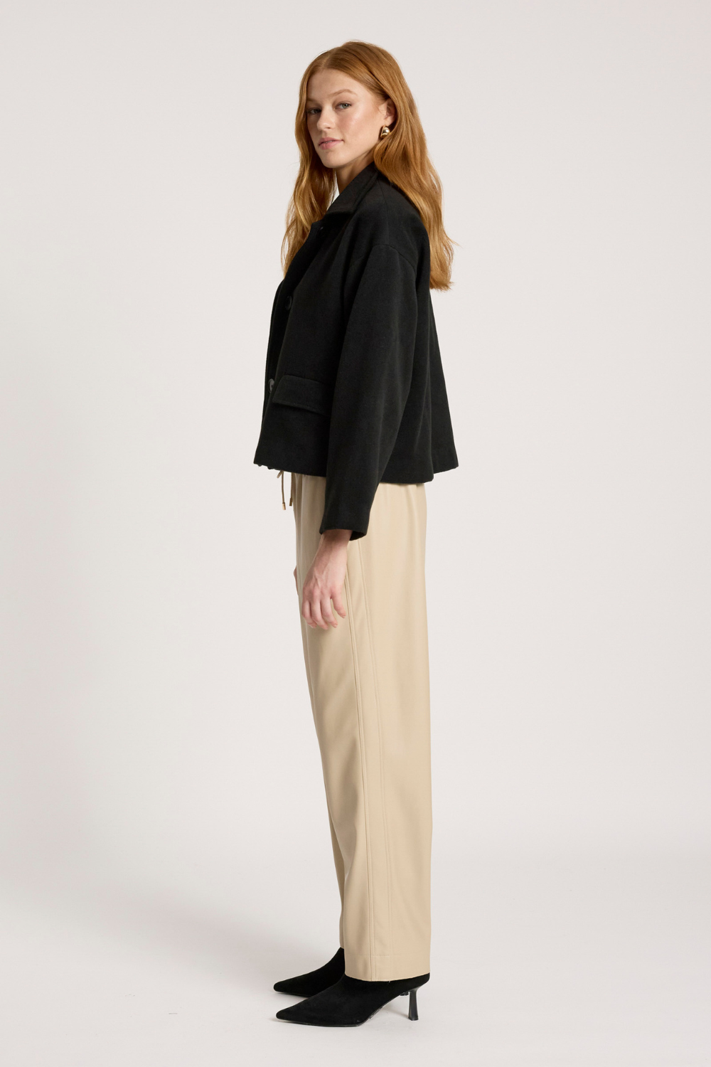 Wanderer Crop Jacket | Black