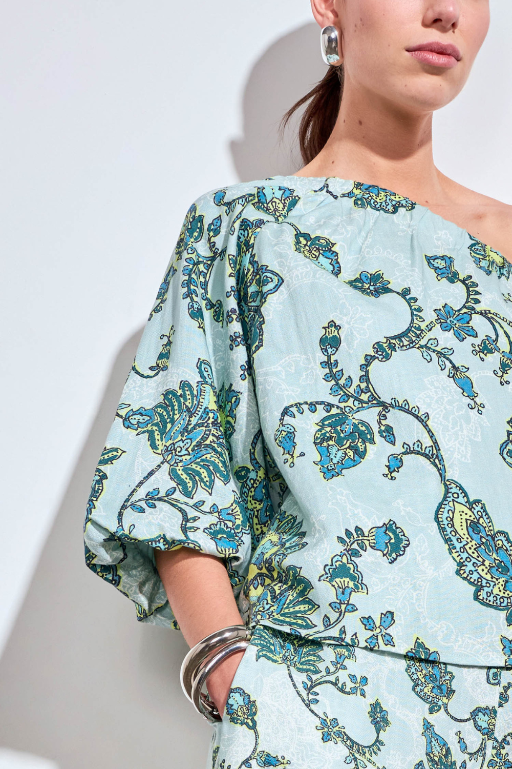 Pearl Top | Fern Paisley