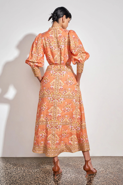 Enveope Dress | Marigold Glow
