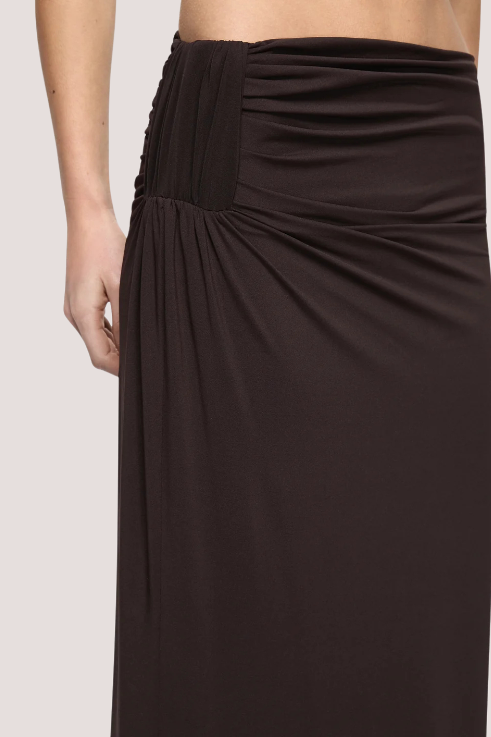 Niko Maxi Skirt | Drk Chocolate