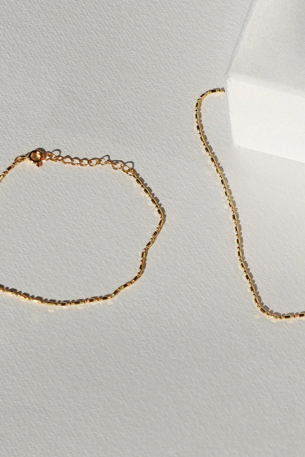 Dash Dot Chain Bracelet | Gold