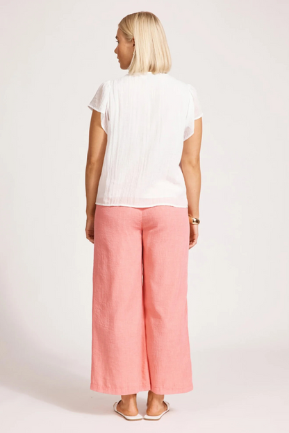 Orsula Button Top | White