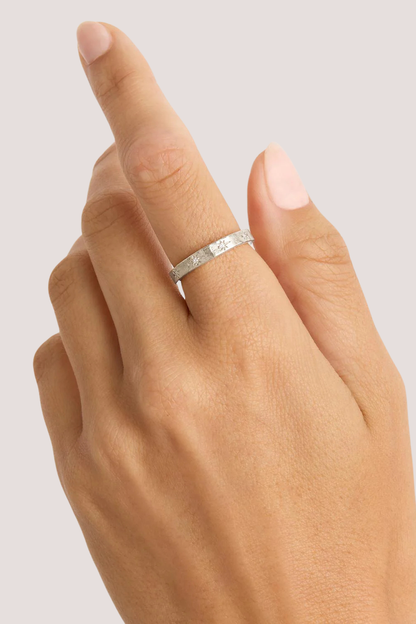 Sterling Silver Stardust Ring
