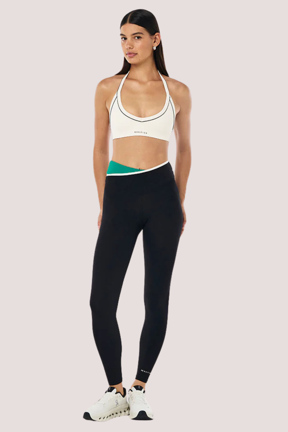 Status Full Length Legging | Black/College Green