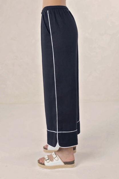 Lugano Pant | Navy/White