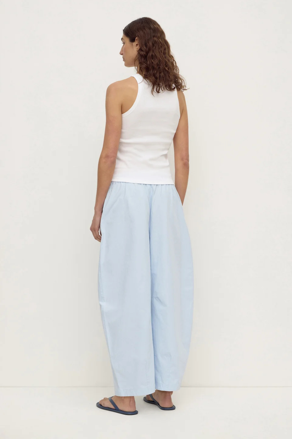 PRE ORDER Lola Barrel Pant | Powder Blue