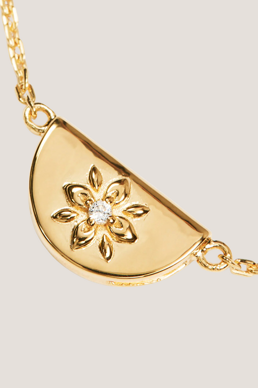 18k Gold Vermeil Lotus Bracelet