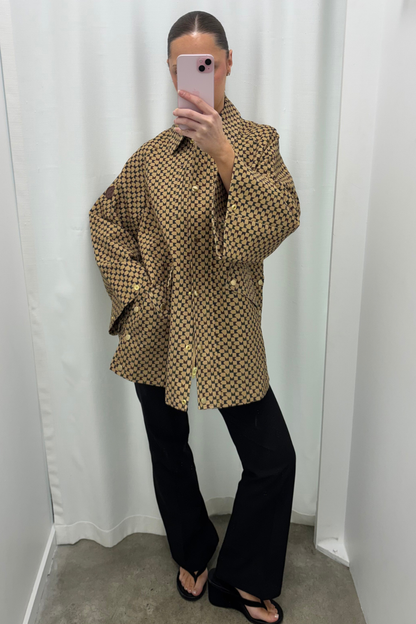Tiller Jacket | Tan Multi