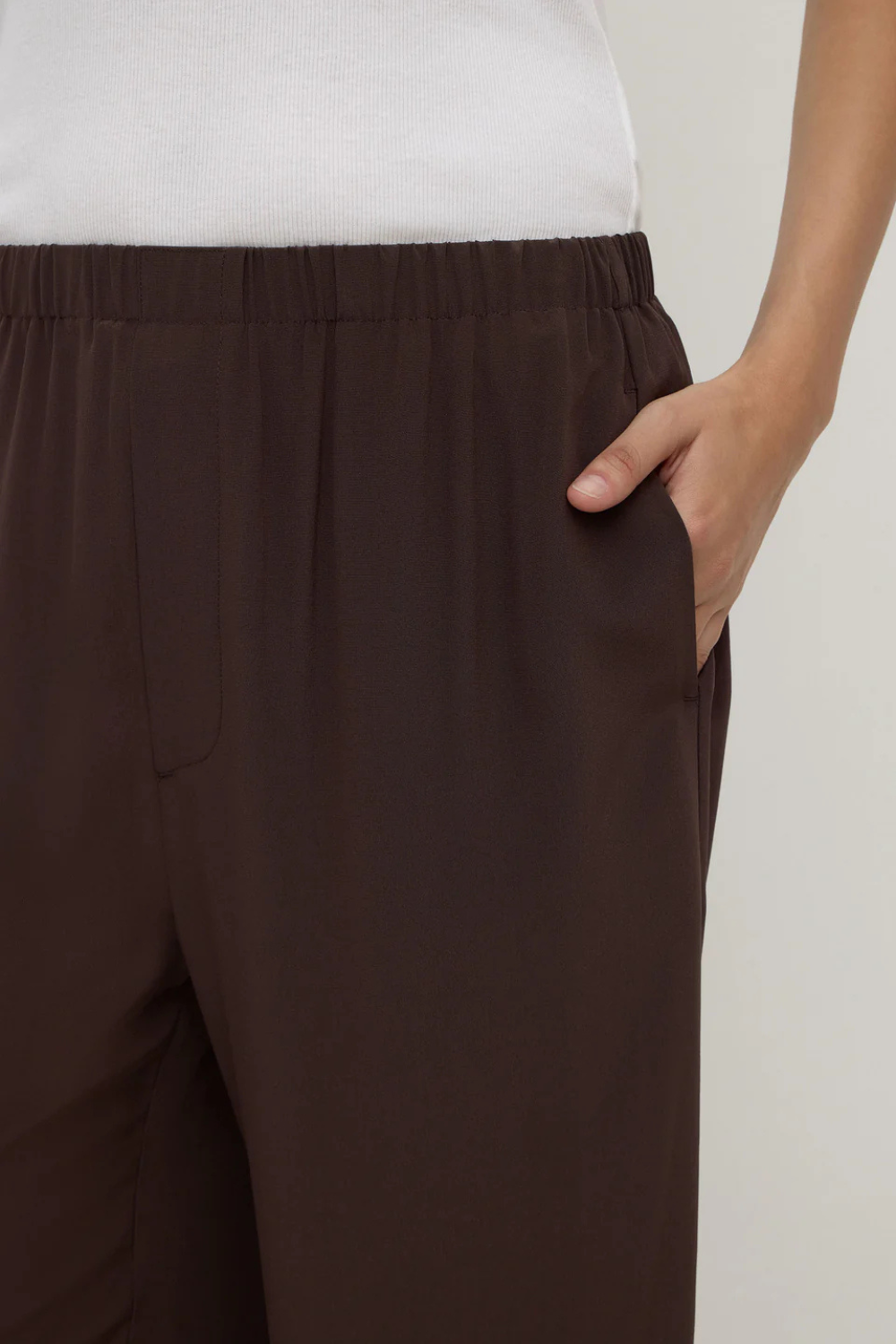 Betty Silk Pant | Ganache