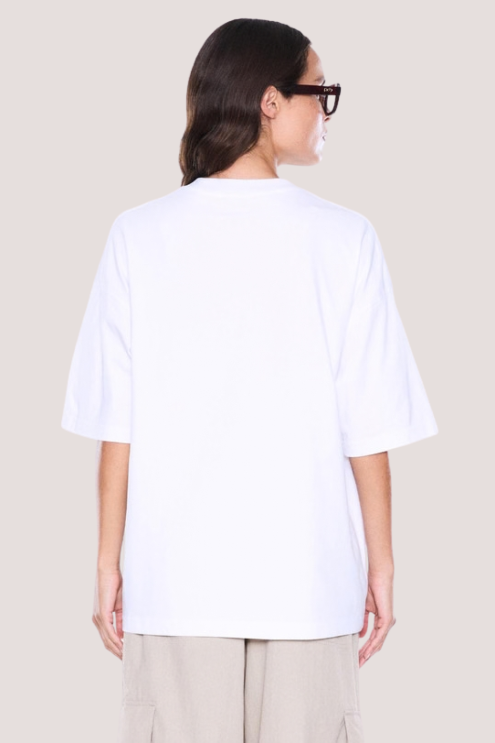 Maeve Relaxed Tee | Vintage White/Pelly Studios