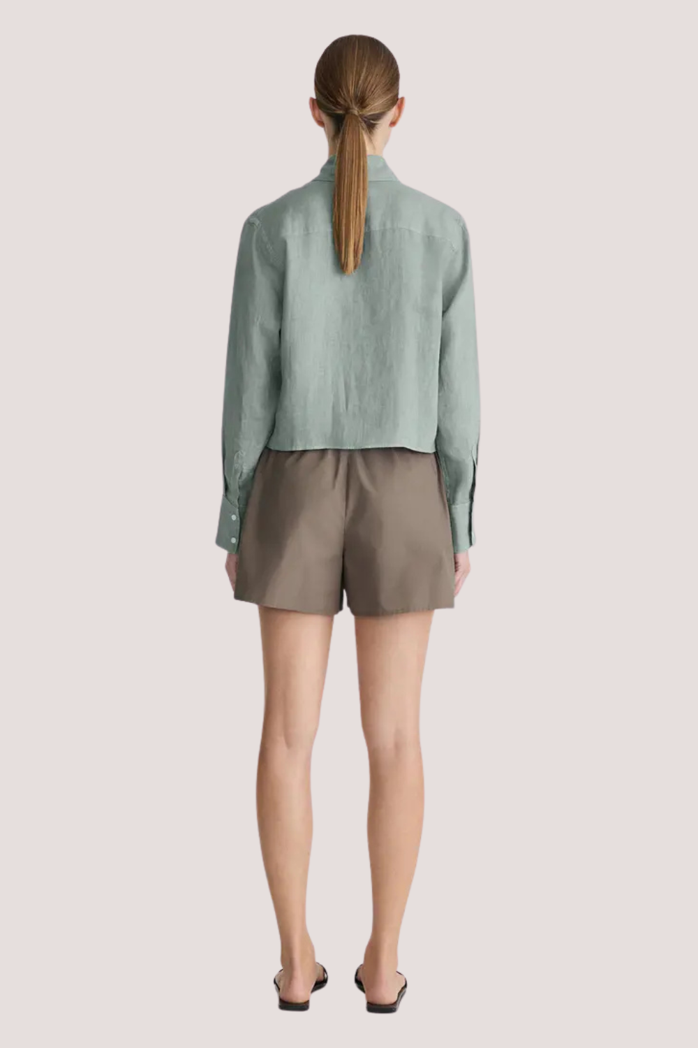 Iona Linen Shirt | Fennel