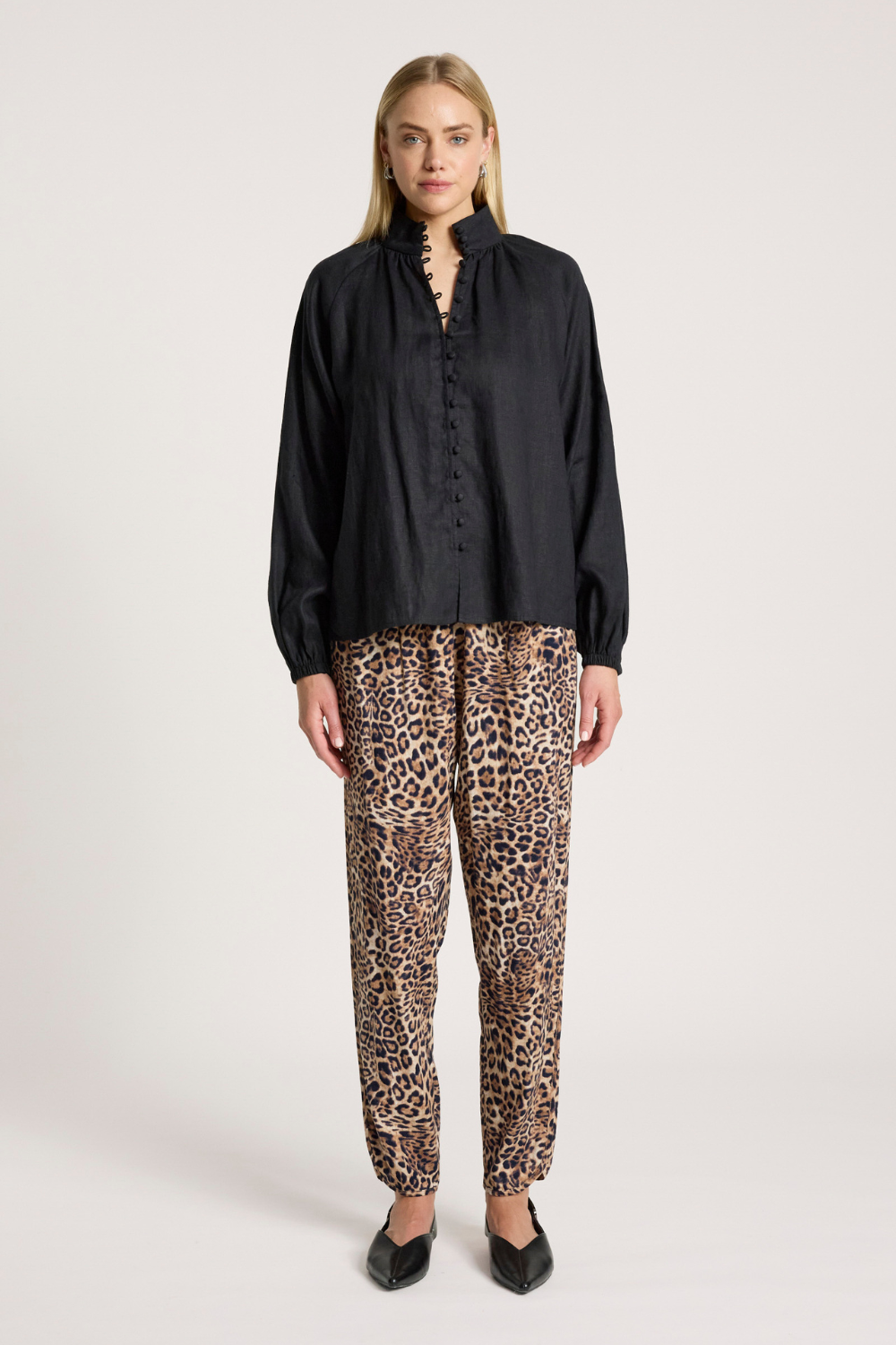 Bajau Button Shirt | Black