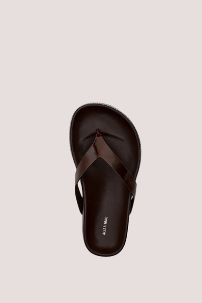 Akiko | Choc Oily Crinkle Leather