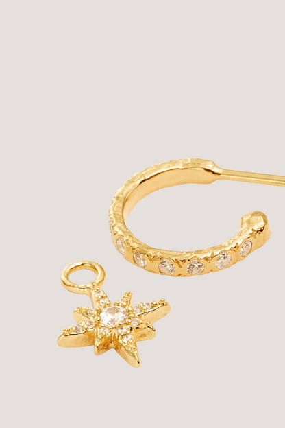 18k Gold Vermeil Dancing In Starlight Hoops