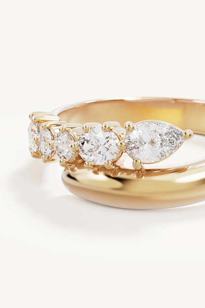 18k Gold Vermeil Guided by the Stars Ring