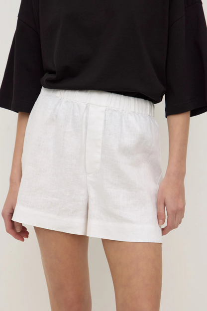 Everyday Linen Short | White
