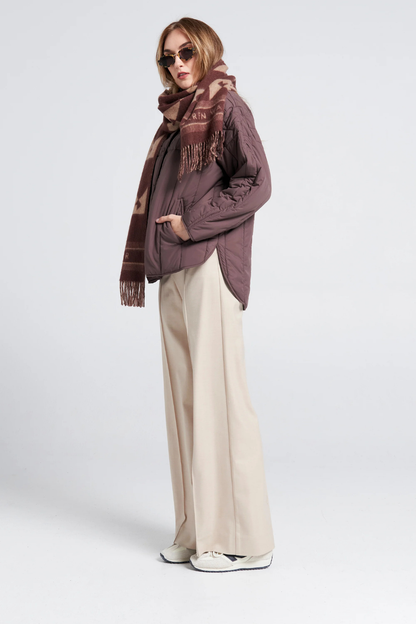 Quilted Voyager Jacket | Mahogany