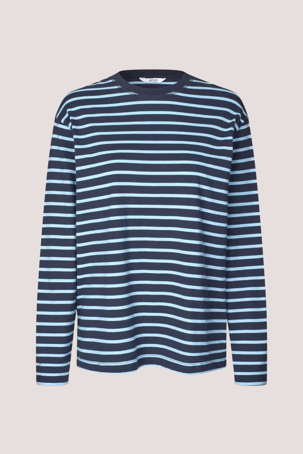 Enkulla LS Stripe | Navy Powder Blue Stripe