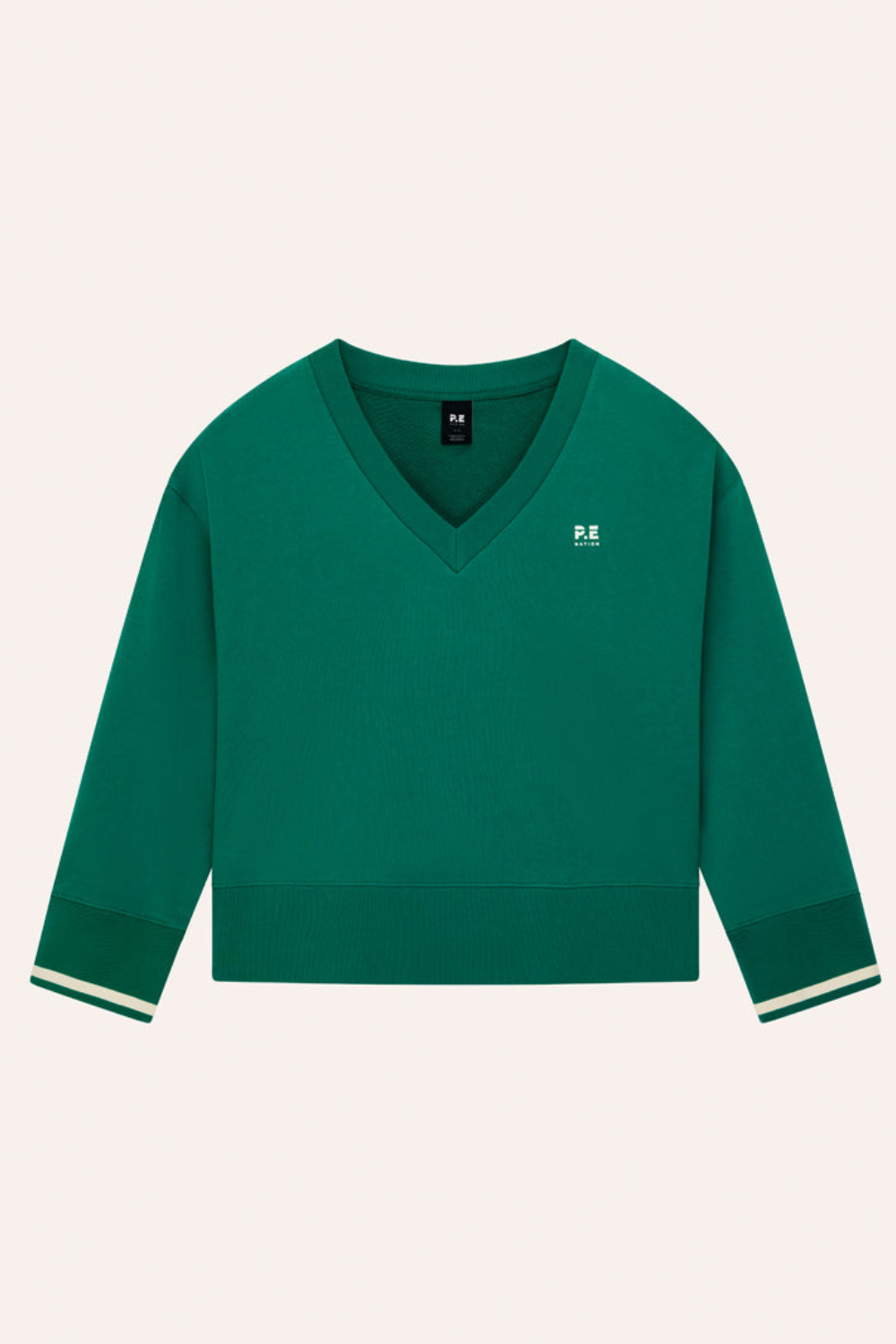 Courtside V-Neck Sweat | College Green