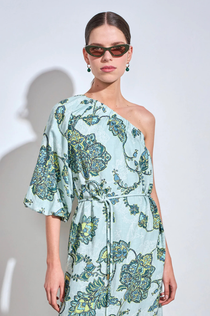 Silhouette Dress | Fern Paisley