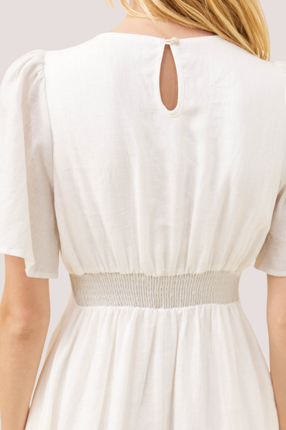 Anita Maxi Dress | White