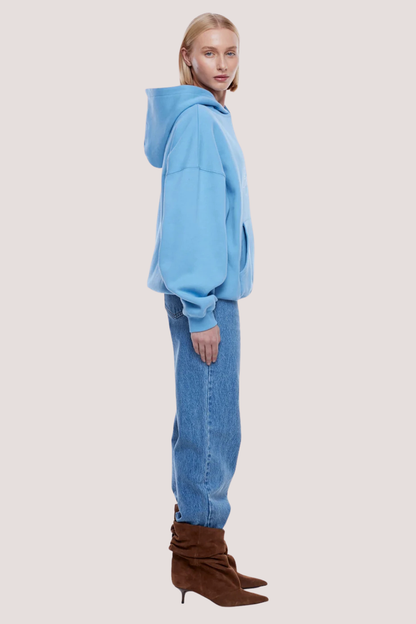 Cassie Oversized Hoodie | Cloud Blue