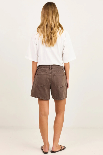 Significant Mocha Pocket Front Shorts