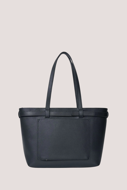 Tabby Shoulder Bag | Black + Bronze