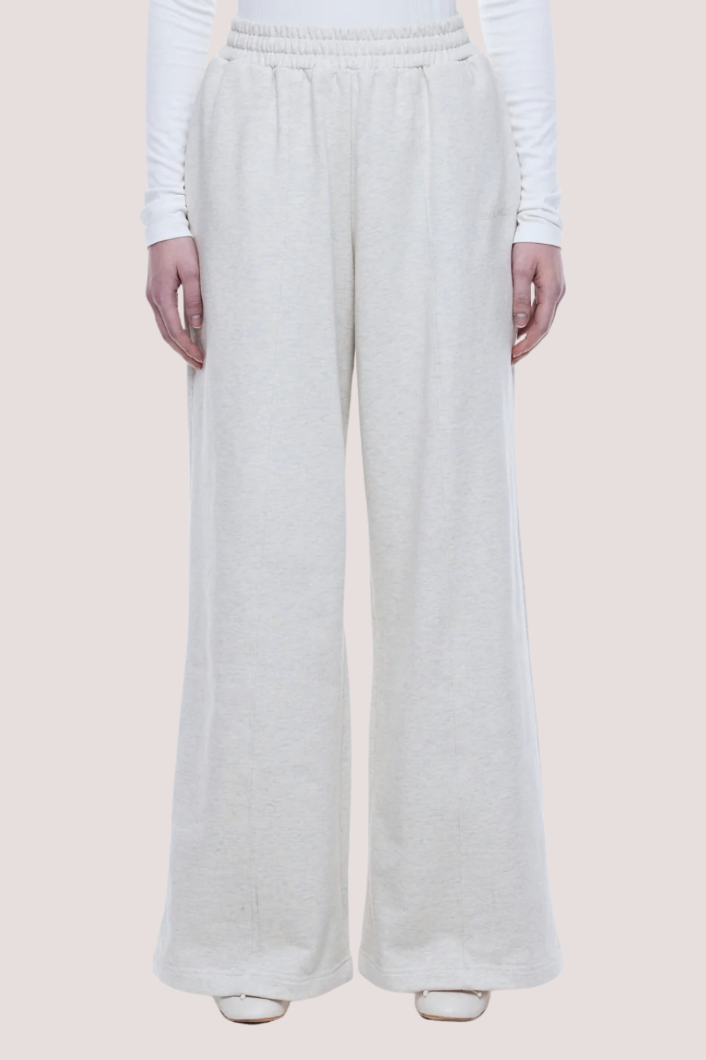 Paris Terry Track Pant | Oat Marle