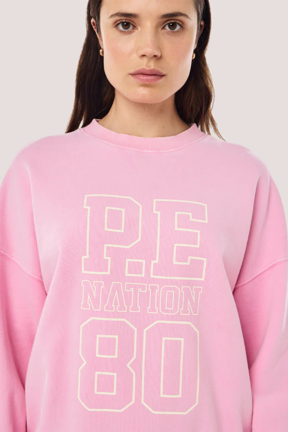 Elysian Sweat | Washed Prism Pink