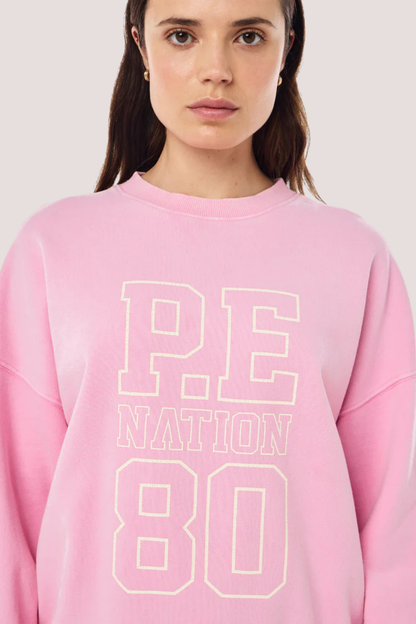 Elysian Sweat | Washed Prism Pink