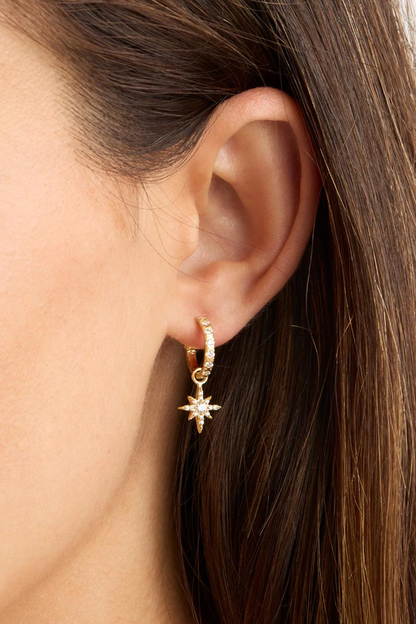 18k Gold Vermeil Dancing In Starlight Hoops