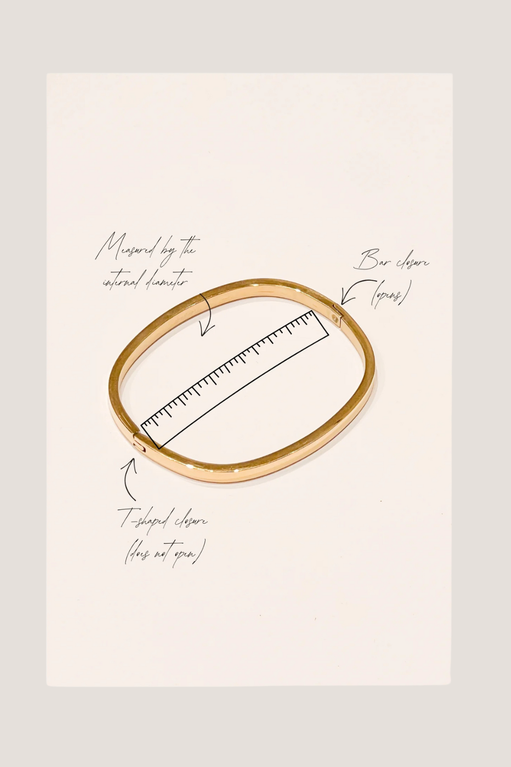 Dylan Bangle Gold | Plain (OS)