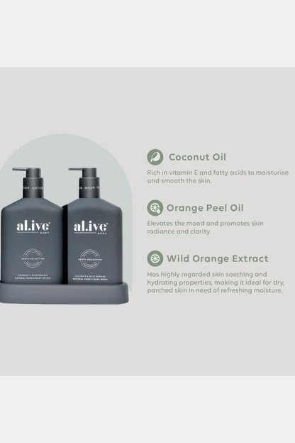 Wash & Lotion Duo - Coconut & Wild Orange
