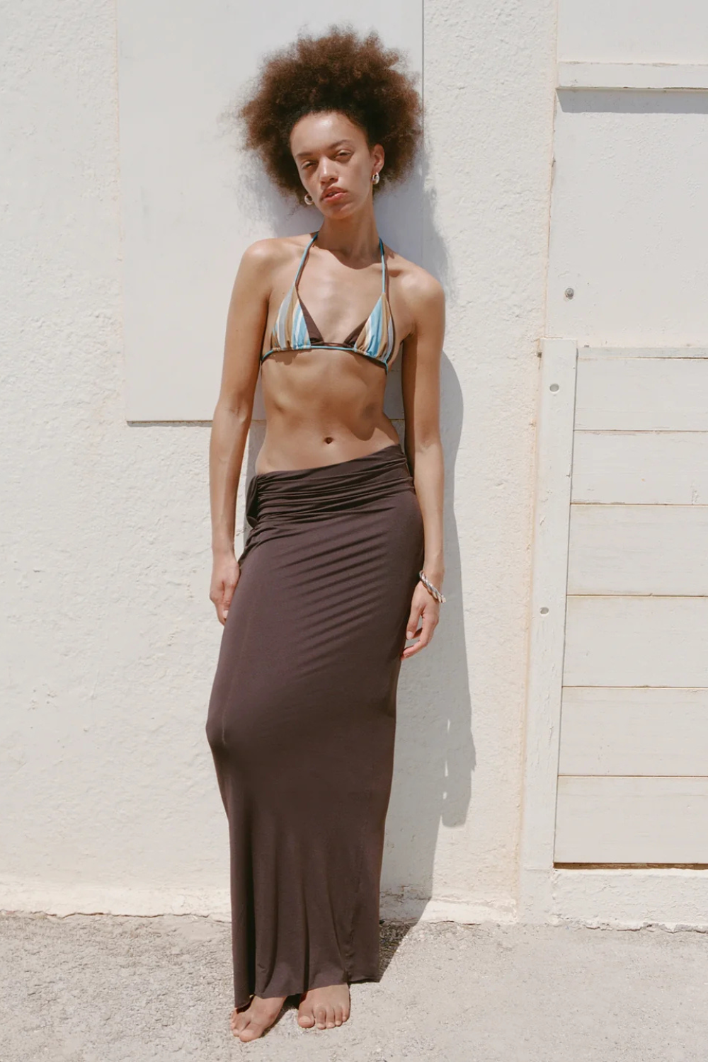 Niko Maxi Skirt | Drk Chocolate