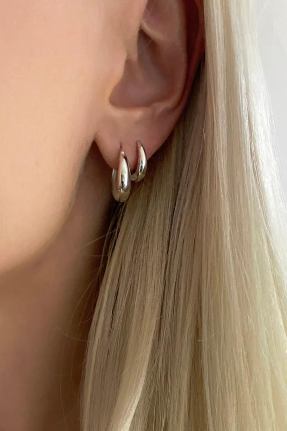 Positano Hoops Silver