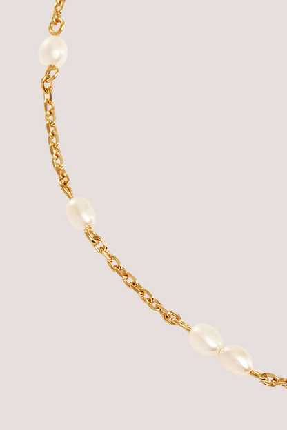 18k Gold Vermeil Serene Dreams Pearl Bracelet