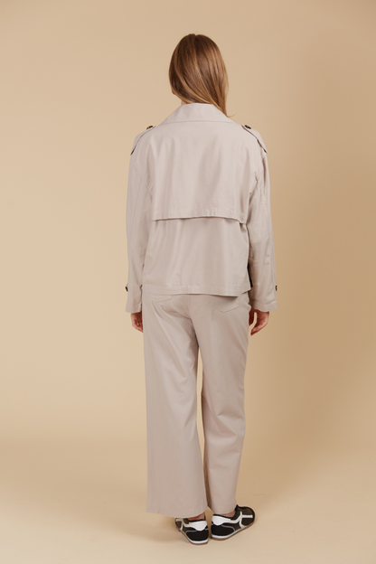 Freya Crop Trench | Canvas