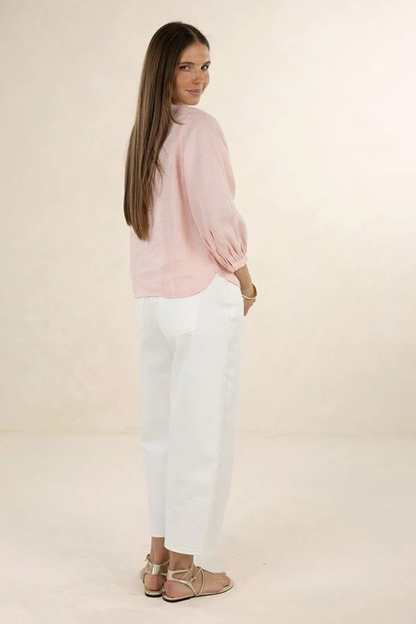 Hazel Blouse | Soft Pink