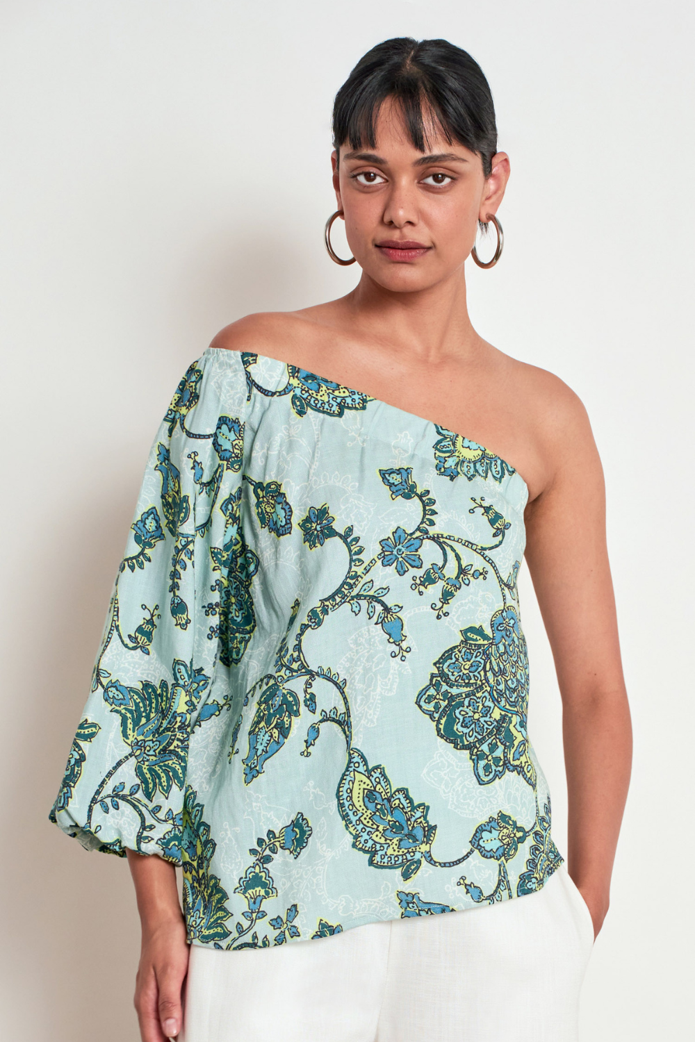 Pearl Top | Fern Paisley