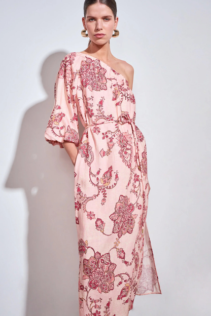 Silhouette Dress | Peony Paisley