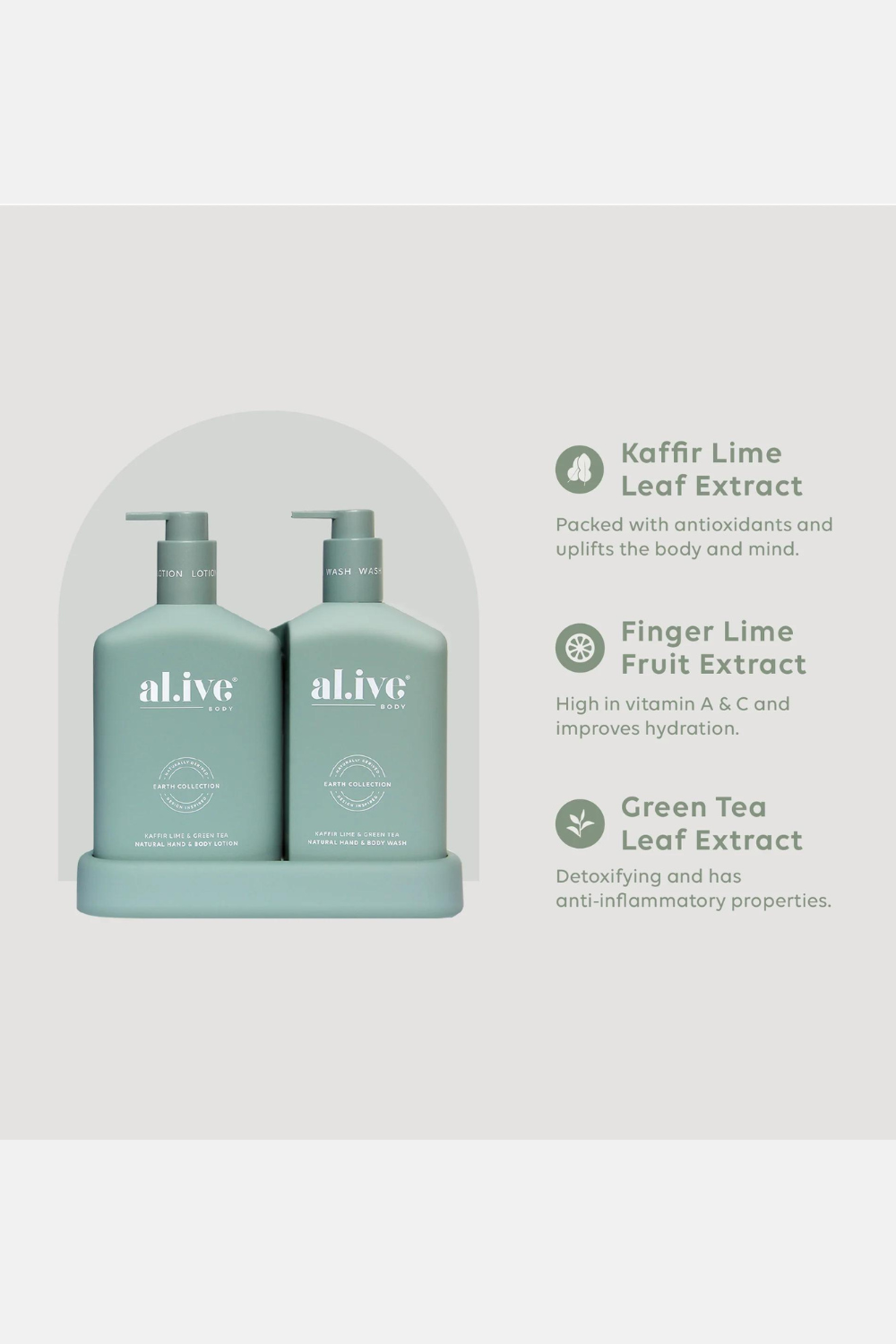 Wash & Lotion Duo - Kaffir Lime & Green Tea