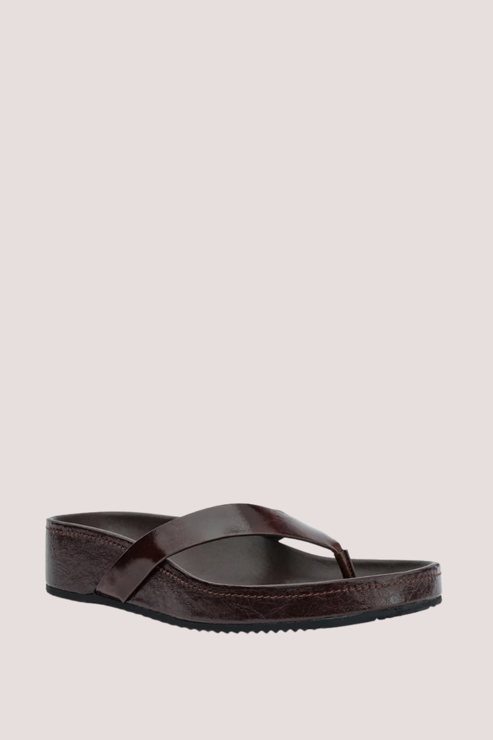 Akiko | Choc Oily Crinkle Leather