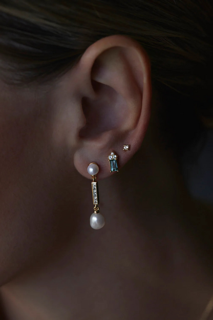 18k Gold Vermeil Endless Devotion Stud Earrings