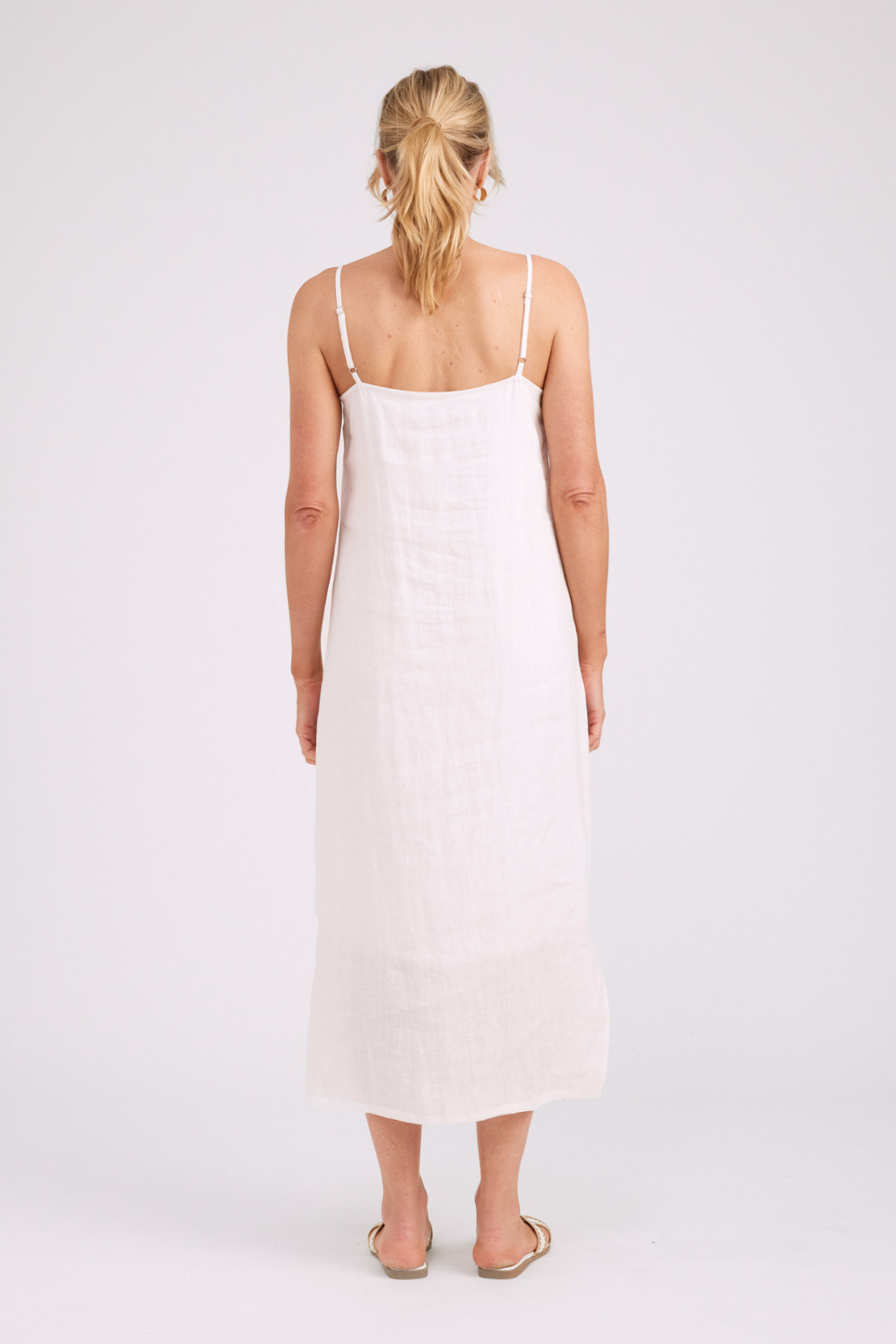 Studio Tank Maxi Dress | White