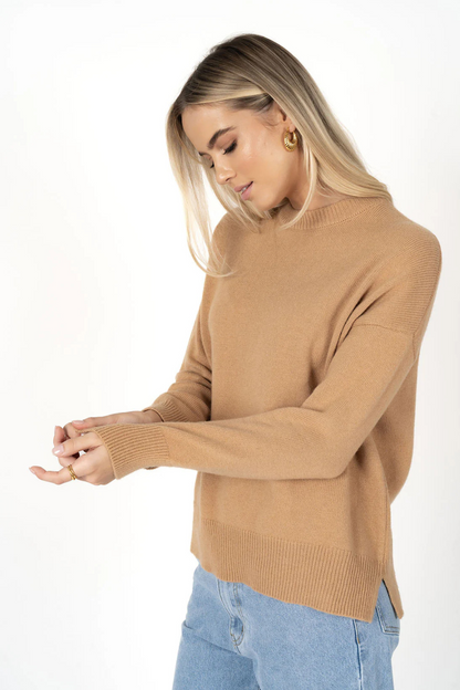 Asher Jumper | Camel