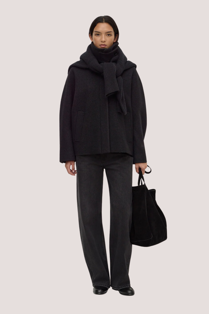 Harlow Wool Jacket | Black