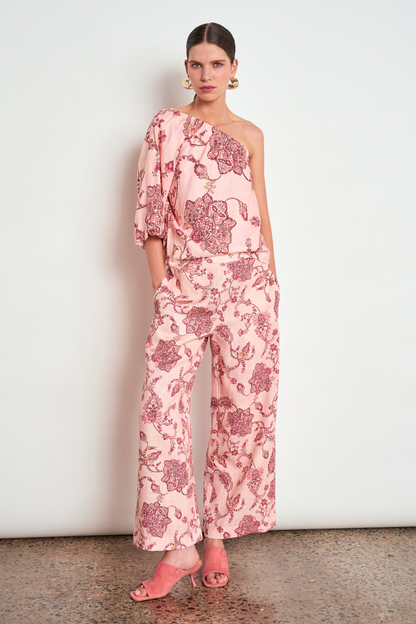 Pearl Top | Peony Paisley