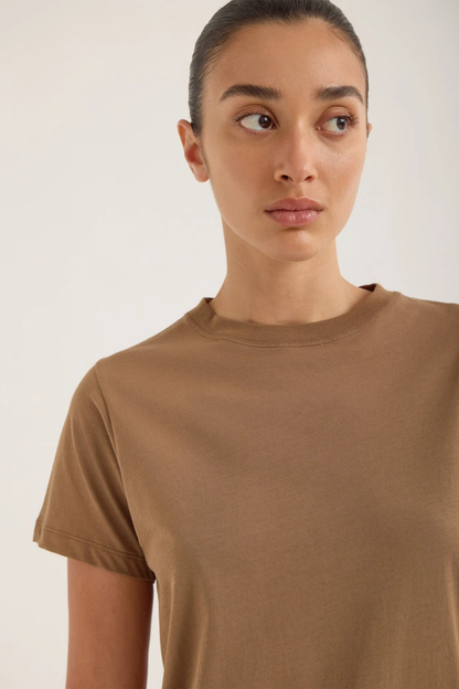 Verte Organic Cotton Tee | Walnut