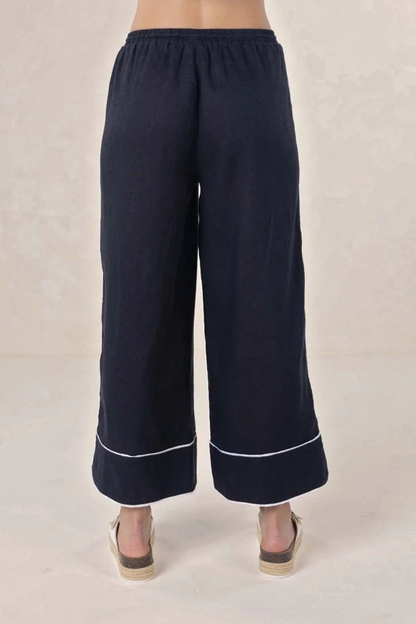 Lugano Pant | Navy/White